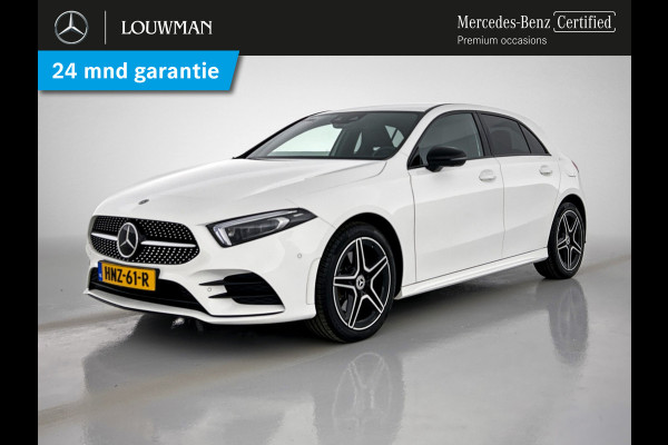 Mercedes-Benz A-Klasse 250 e AMG Plug-In Hybride | 5 spaaks lichtmetalen velgen | MBUX wide screen | Navigatie | Parking support met camera achter | Inclusief 24 maanden Mercedes-Benz Certified garantie voor Europa.