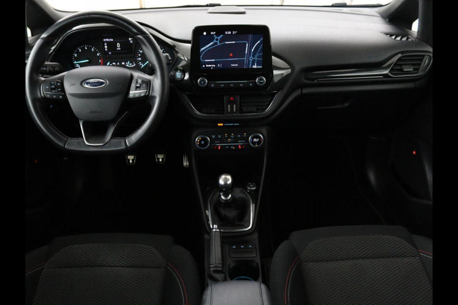Ford Fiesta 1.0 EcoBoost ST-Line | Panoramadak | Stoel & stuurverwarming | Carplay | Navigatie | Climate control | Cruise control | Parkeerhulp