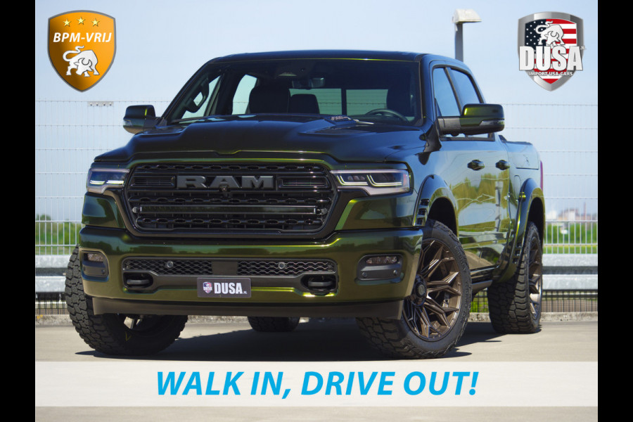 Dodge Ram | 1500 | Limited | 3.0L Twin-Turbo I6 | High Output | BPM-VRIJ | Passenger Display | 14,4 Touch Screen | LPG | FULL WRAP Getoonde accessoires zijn verkrijgbaar tegen meerprijs