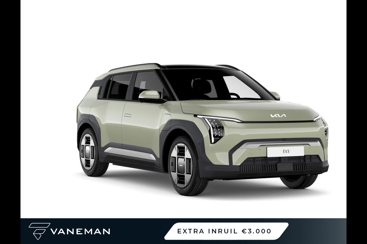 Kia EV3 Plus 81.4 kWh | Voorstoelen verwarmd | Volledig digitaal instrumentenpaneel | Cruise control adaptief met Stop&Go en stuurhulp Kia EV3 Plus 81.4 kWh | Voorstoelen verwarmd | Volledig digitaal instrumentenpaneel | Cruise control adaptief met Stop&Go en stuurhulp