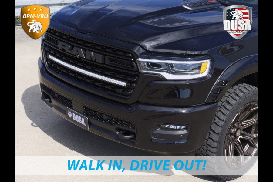 Dodge Ram | 1500 | Limited | 3.0L Twin-Turbo I6 | High Output | BPM-VRIJ | Passenger Display | 14,4 Touch Screen | LPG | RAMBOX Getoonde accessoires zijn verkrijgbaar tegen meerprijs