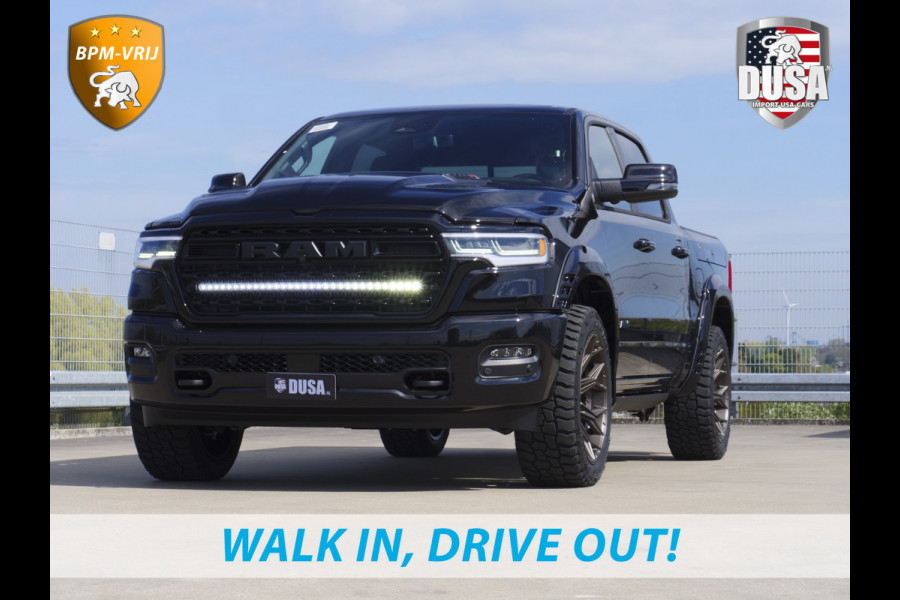 Dodge Ram | 1500 | Limited | 3.0L Twin-Turbo I6 | High Output | BPM-VRIJ | Passenger Display | 14,4 Touch Screen | LPG | RAMBOX Getoonde accessoires zijn verkrijgbaar tegen meerprijs