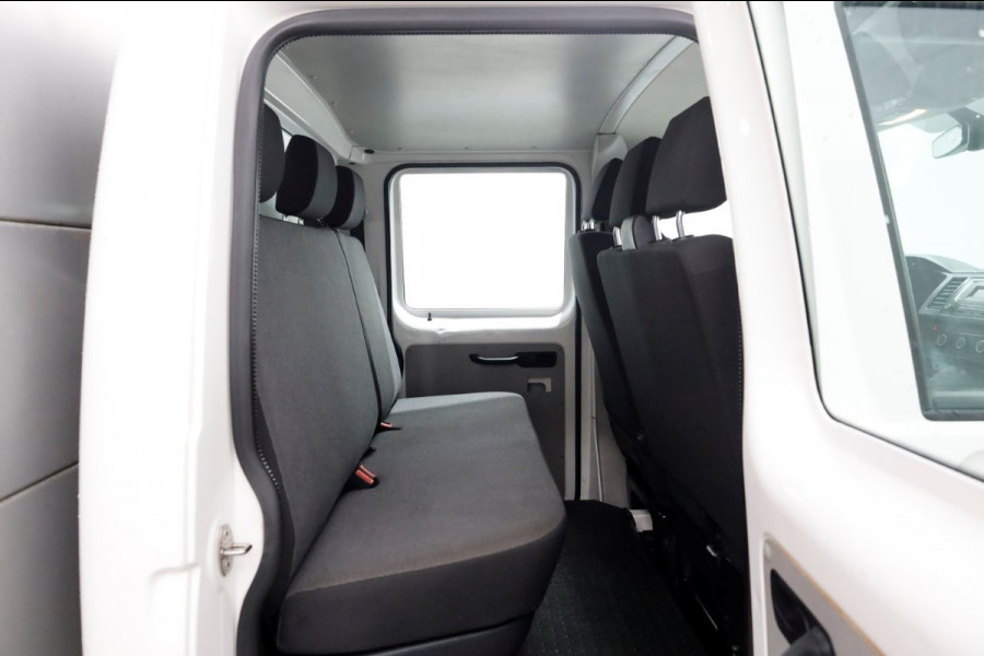 Volkswagen Transporter T6 2.0 TDI 150pk Lang D.C. Open laadbak met Palfinger laadkraan 08-2017