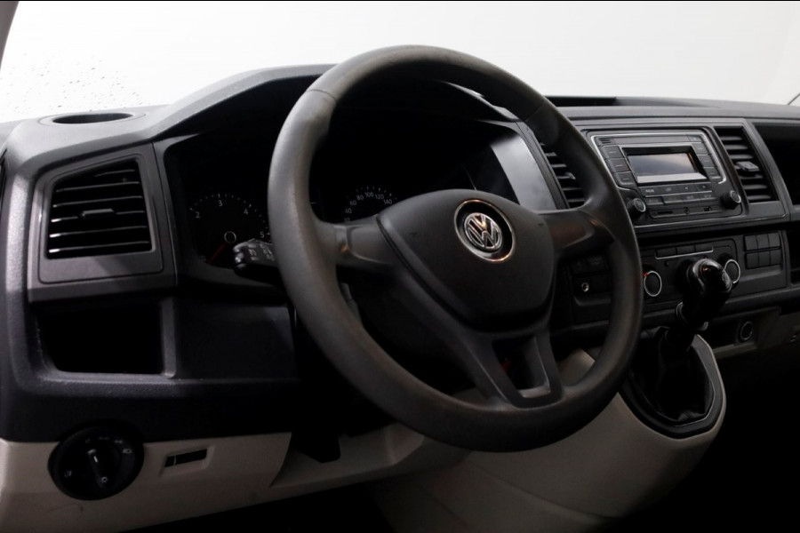 Volkswagen Transporter T6 2.0 TDI 150pk Lang D.C. Open laadbak met Palfinger laadkraan 08-2017
