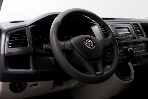 Volkswagen Transporter T6 2.0 TDI 150pk Lang D.C. Open laadbak met Palfinger laadkraan 08-2017