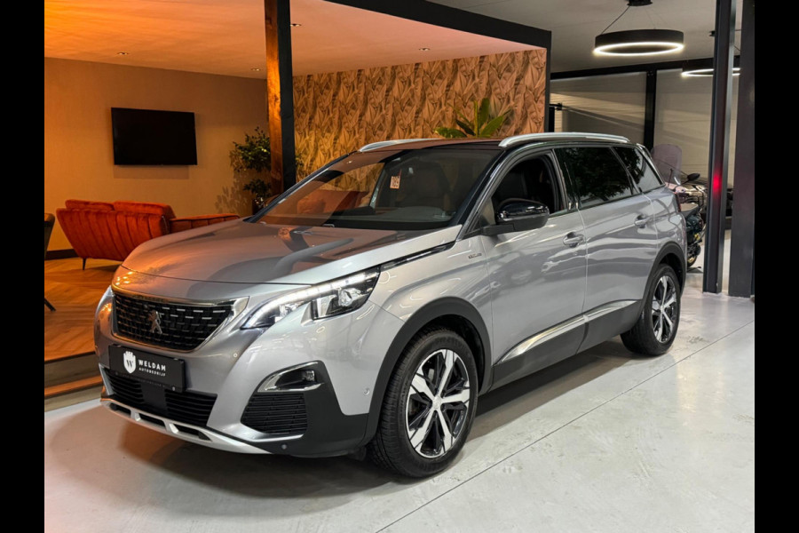 Peugeot 5008 1.2 PureTech GT-Line Garantie Trekhaak 7P CarPlay 360 Camera Blindspot Sfeer Cruise Lane Led Dab Navi Clima Rijklaar
