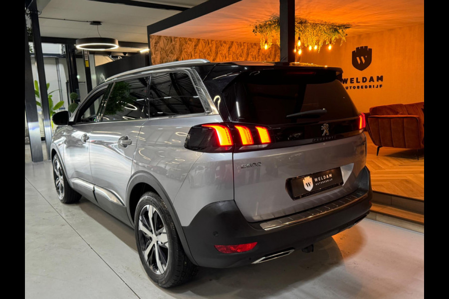 Peugeot 5008 1.2 PureTech GT-Line Garantie Trekhaak 7P CarPlay 360 Camera Blindspot Sfeer Cruise Lane Led Dab Navi Clima Rijklaar