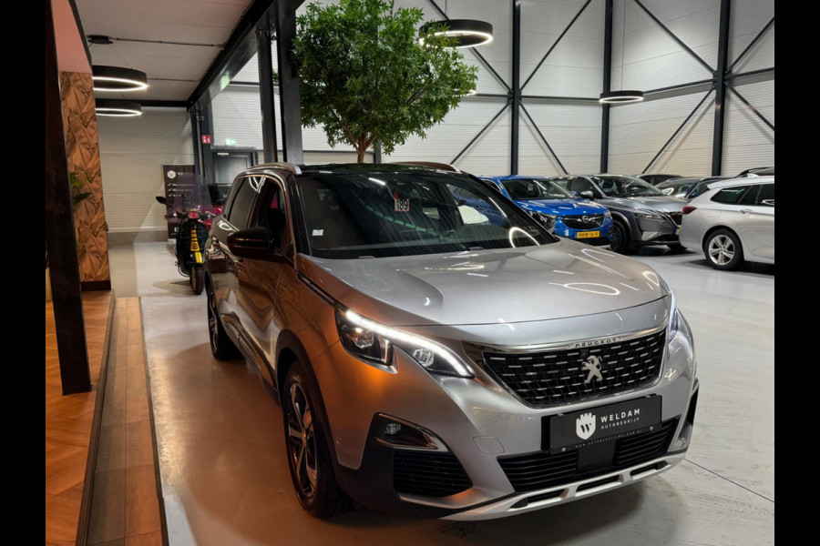 Peugeot 5008 1.2 PureTech GT-Line Garantie Trekhaak 7P CarPlay 360 Camera Blindspot Sfeer Cruise Lane Led Dab Navi Clima Rijklaar