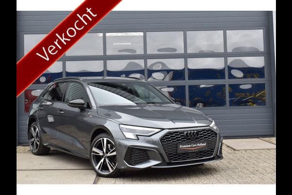Audi A3 Sportback 40 TFSI e S-Line Black Ed Navi B&O Leder Camera ACC Trekhaak 18 Inch