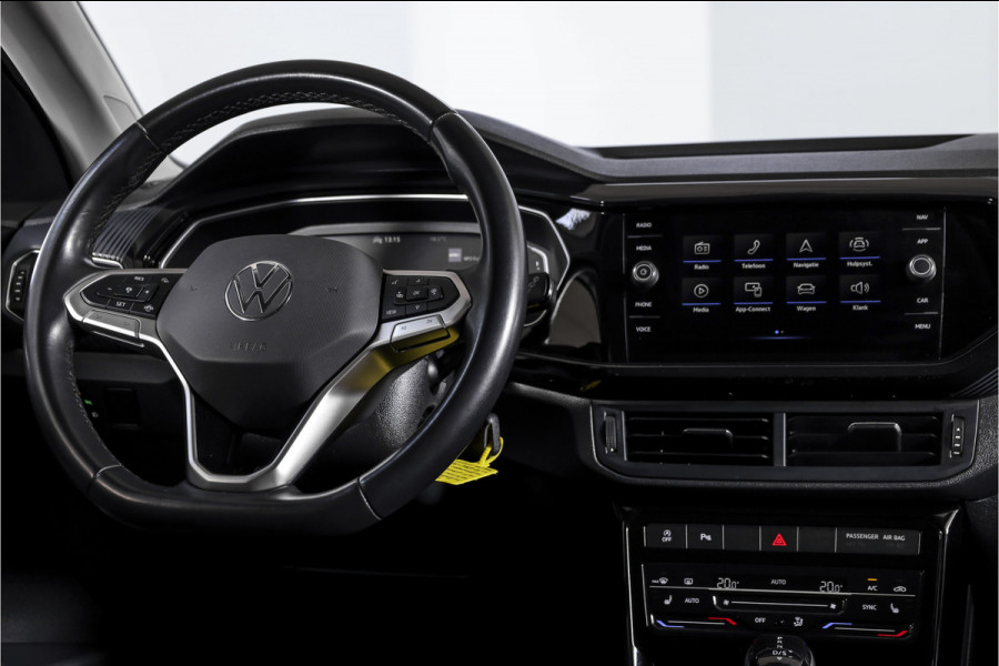 Volkswagen T-Cross 1.0 TSI Style 110 PK - Automaat | Dig.Cockpit | Adapt.Cruise |  Stoelverw. | PDC | Camera | App.Connect | ECC | Afn.Trekhaak | LM 18" |