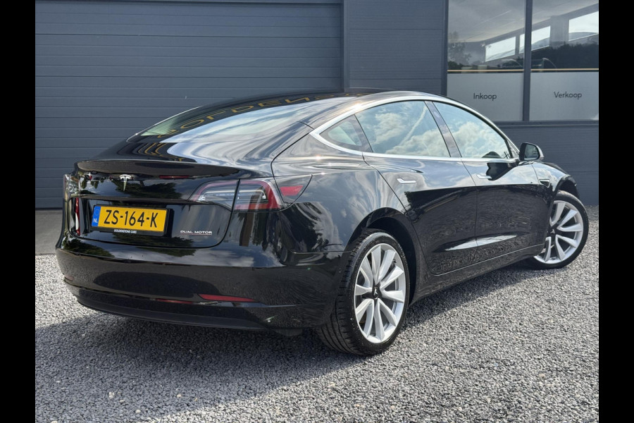 Tesla Model 3 Long Range AWD 75 kWh 1e Eigenaar,Autopilot,Panodak,BTW Auto,Leder,360 Camera,NL Auto,N.A.P,Nieuwe APK bij Aflevering