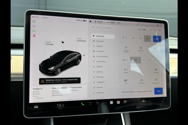 Tesla Model 3 Long Range AWD 75 kWh 1e Eigenaar,Autopilot,Panodak,BTW Auto,Leder,360 Camera,NL Auto,N.A.P,Nieuwe APK bij Aflevering