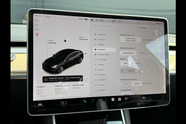 Tesla Model 3 Long Range AWD 75 kWh 1e Eigenaar,Autopilot,Panodak,BTW Auto,Leder,360 Camera,NL Auto,N.A.P,Nieuwe APK bij Aflevering