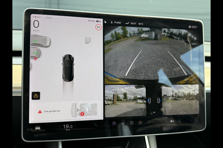 Tesla Model 3 Long Range AWD 75 kWh 1e Eigenaar,Autopilot,Panodak,BTW Auto,Leder,360 Camera,NL Auto,N.A.P,Nieuwe APK bij Aflevering