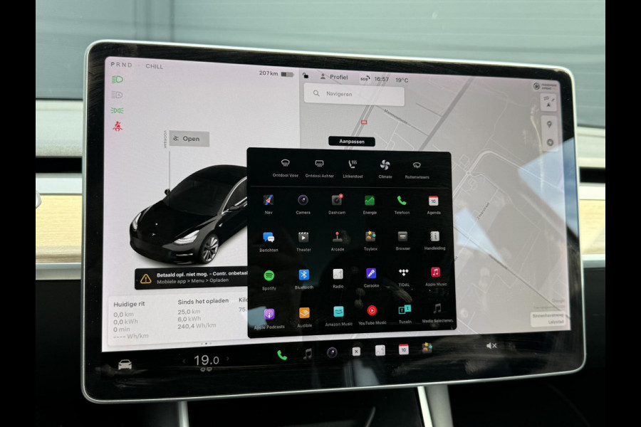 Tesla Model 3 Long Range AWD 75 kWh 1e Eigenaar,Autopilot,Panodak,BTW Auto,Leder,360 Camera,NL Auto,N.A.P,Nieuwe APK bij Aflevering
