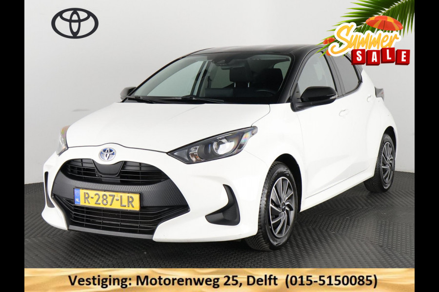 Toyota Yaris 1.5 HYB 1e EIG GARANTIE TOT 11-2032* BLACK & WHITE BIJNA 2023. CLOUD NAVI.CLIMA.CRUISE