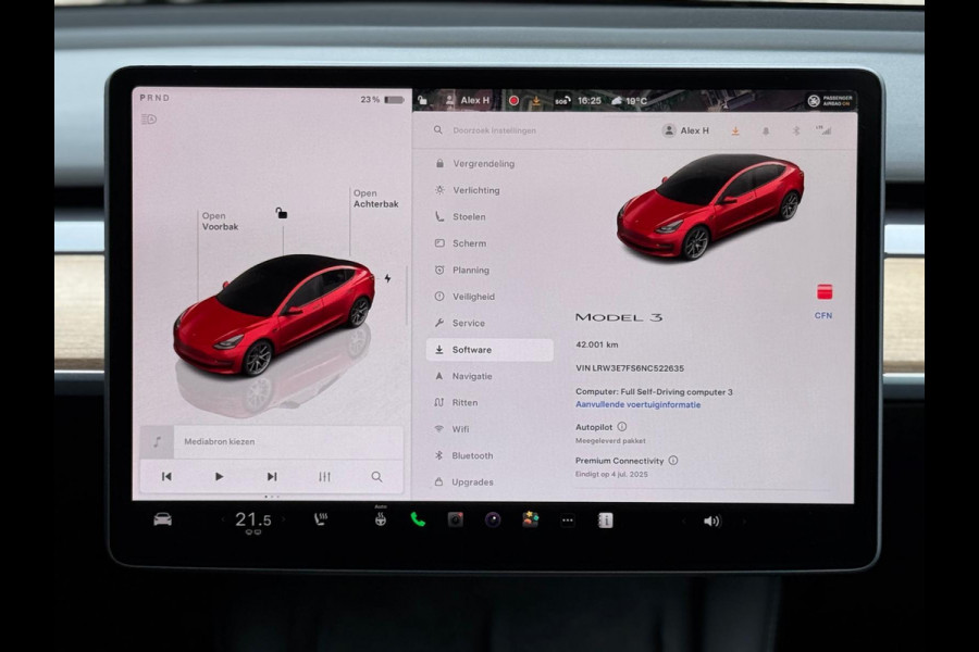 Tesla Model 3 Standard RWD Plus 60 kWh, facelift, panoramadak, leder