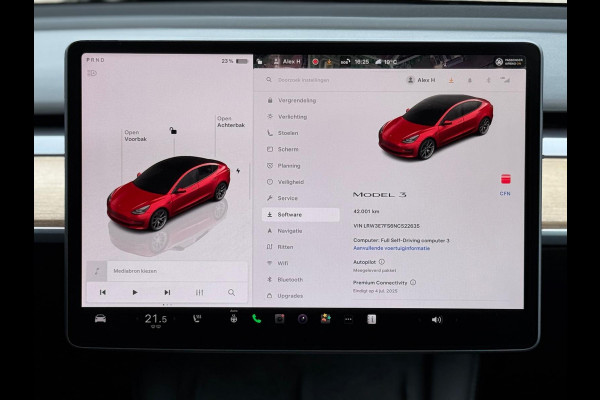 Tesla Model 3 Standard RWD Plus 60 kWh, facelift, panoramadak, leder