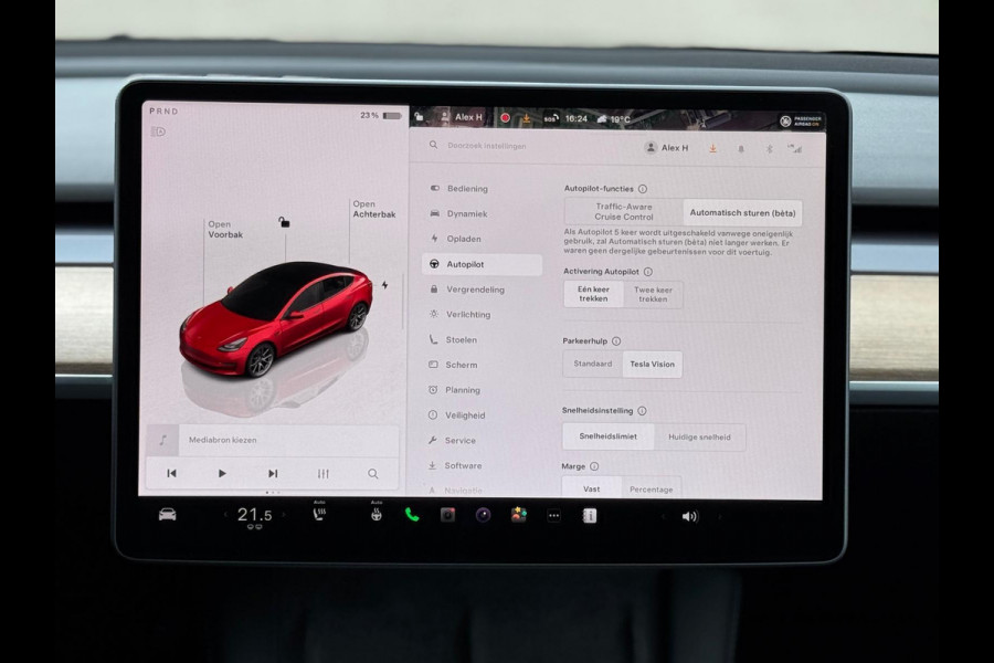 Tesla Model 3 Standard RWD Plus 60 kWh, facelift, panoramadak, leder