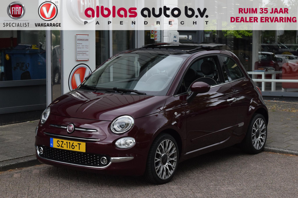 Fiat 500 80pk Lounge|16"|Open dak|PDC|Nav|Clima Fiat 500 80pk Lounge|16"|Open dak|PDC|Nav|Clima