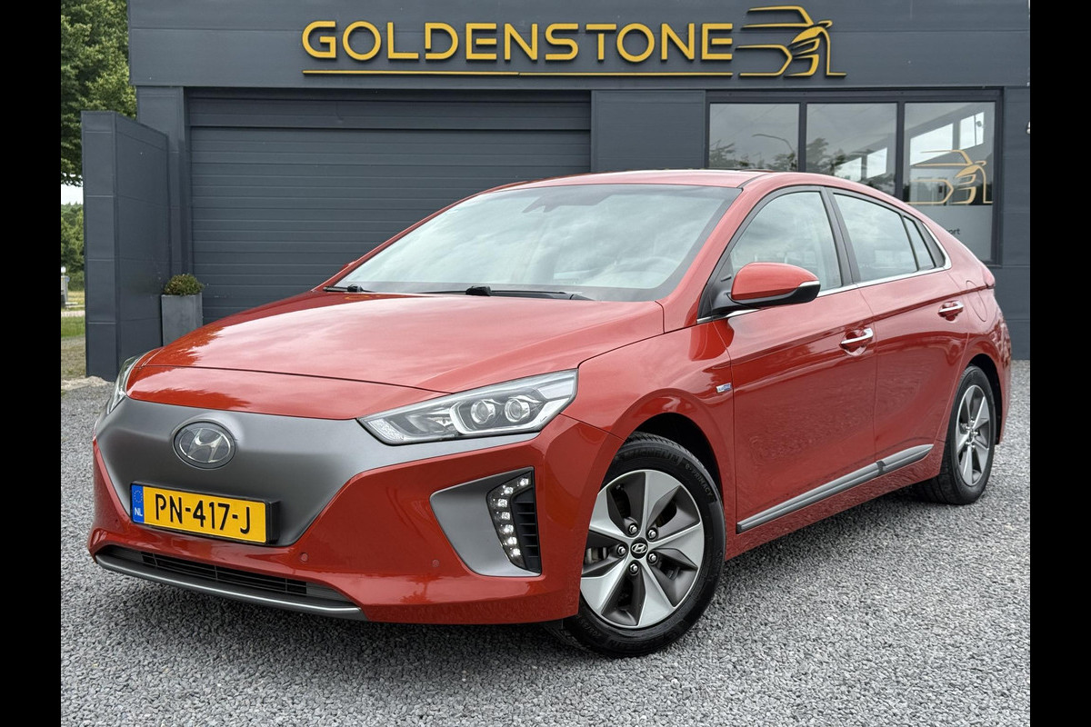 Hyundai IONIQ Premium EV Navi,Leder,Dodehoek,Schuifdak,Camera,Clima,Cruise,Stoelverwarming V+A,Stuurverwarming,Pdc V+A,Nieuwe Apk bij Aflevering Hyundai IONIQ Premium EV Navi,Leder,Dodehoek,Schuifdak,Camera,Clima,Cruise,Stoelverwarming V+A,Stuurverwarming,Pdc V+A,Nieuwe Apk bij Aflevering