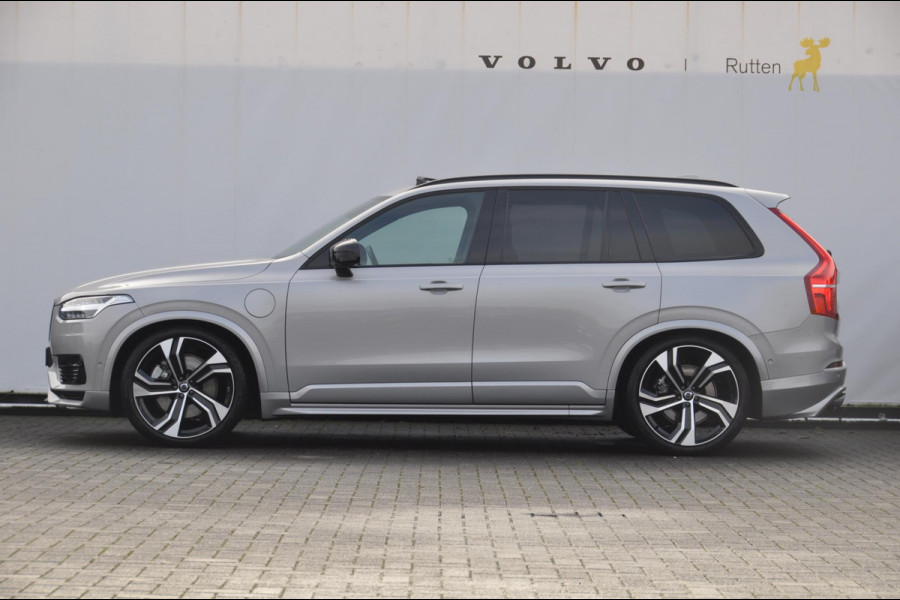 Volvo XC90 T8 455PK Automaat Recharge AWD Ultimate Dark HEICO / Luchtvering / Panoramisch schuif en kantel dak / Head-Up Display / Google Services / Adaptieve Cruise Control / Harman Kardon Audio/