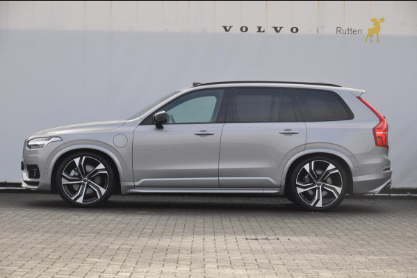 Volvo XC90 T8 455PK Automaat Recharge AWD Ultimate Dark HEICO / Luchtvering / Panoramisch schuif en kantel dak / Head-Up Display / Google Services / Adaptieve Cruise Control / Harman Kardon Audio/