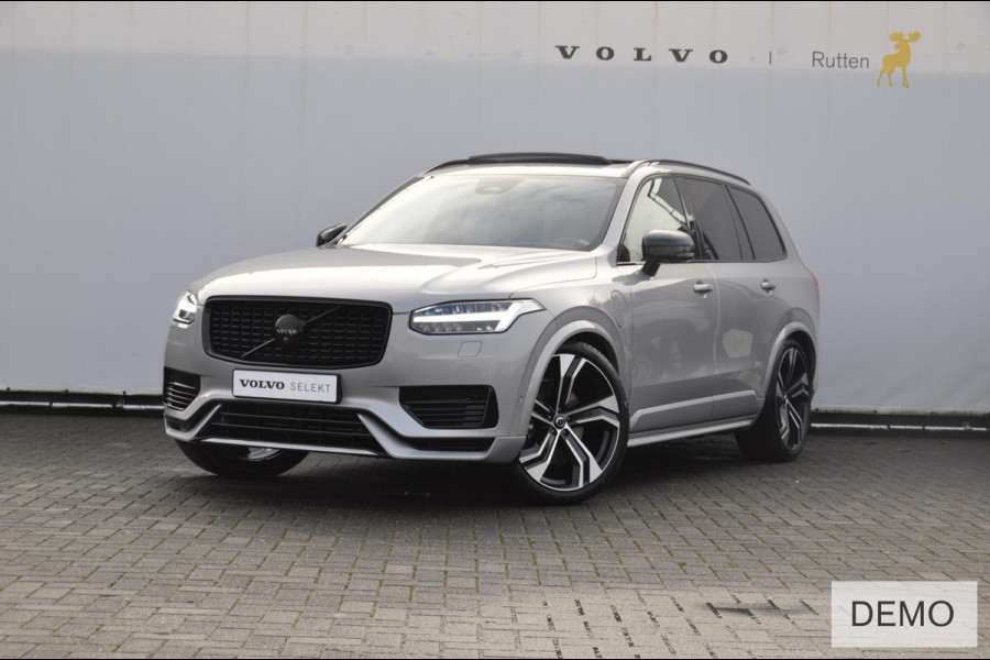 Volvo XC90 T8 455PK Automaat Recharge AWD Ultimate Dark HEICO / Luchtvering / Panoramisch schuif en kantel dak / Head-Up Display / Google Services / Adaptieve Cruise Control / Harman Kardon Audio/