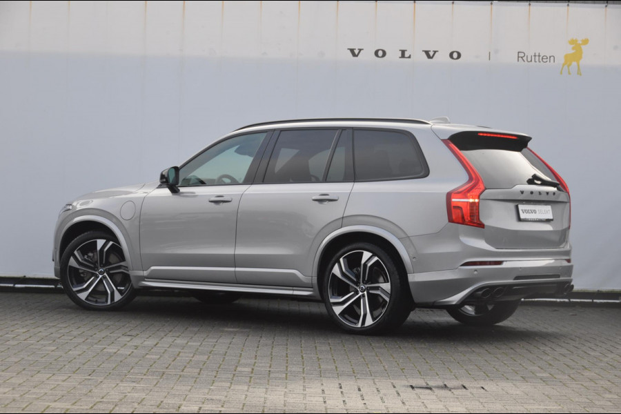 Volvo XC90 T8 455PK Automaat Recharge AWD Ultimate Dark HEICO / Luchtvering / Panoramisch schuif en kantel dak / Head-Up Display / Google Services / Adaptieve Cruise Control / Harman Kardon Audio/