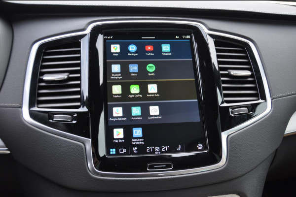 Volvo XC90 T8 455PK Automaat Recharge AWD Ultimate Dark HEICO / Luchtvering / Panoramisch schuif en kantel dak / Head-Up Display / Google Services / Adaptieve Cruise Control / Harman Kardon Audio/