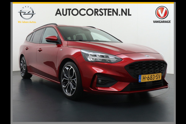 Ford FOCUS Wagon 1.0T 126PK ST Line 18" Navi Apple Carplay Android Auto Ecc Trekhaak Design Pack 2 Stuur+Stoel+Voorruit Verwarming Cruise Control EcoBoost Winter Pack Keyless Led Comfort Pack Lmv  Privacy Glas Licht-Regensensor Wifi Bluetooth Rijstrooksensor 1e Eigenaar 1.383KG