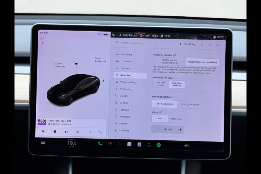 Tesla Model 3 Standard RWD Plus 60 kWh, panoramadak, leder, achteruitrijcamera, Nederlandse auto met nationale auto pas