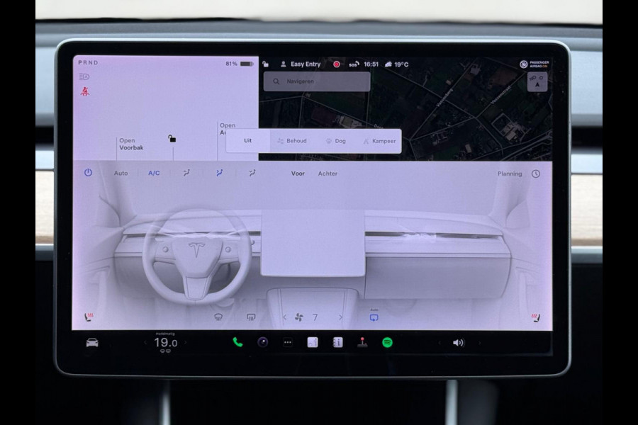 Tesla Model 3 Standard RWD Plus 60 kWh, panoramadak, leder, achteruitrijcamera, Nederlandse auto met nationale auto pas