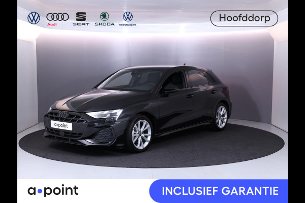 Audi A3 Sportback 30 TFSI S edition 115 PK Automaat | Verlengde garantie |  Navigatie | Park pakket | Zwart optiek | Privacy glas |