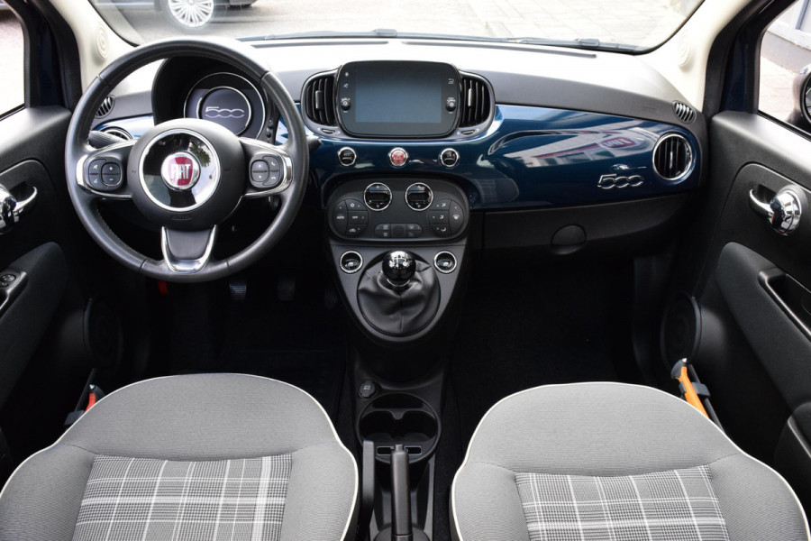 Fiat 500 80pk Lounge|Nav|Carplay|Clima|Cruise|PDC|Pano
