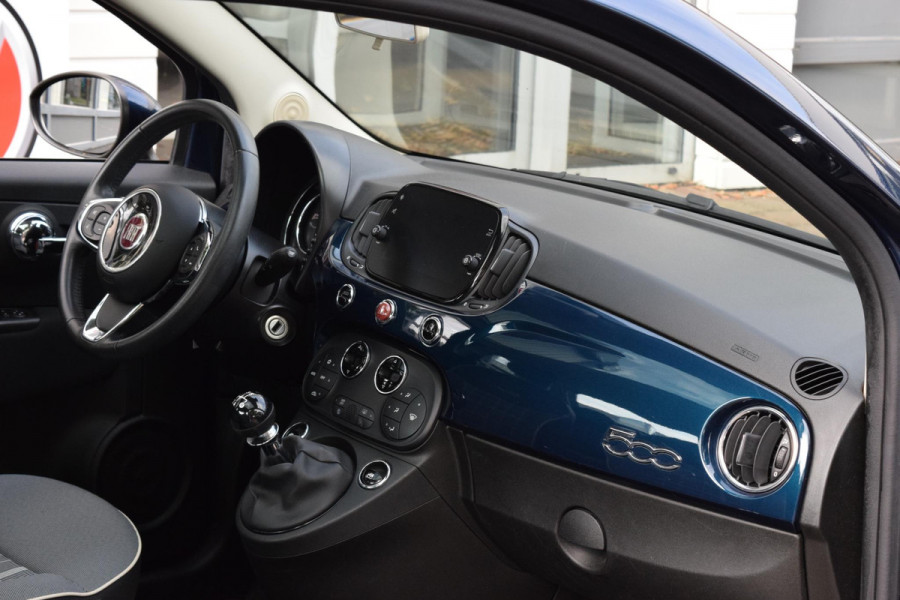 Fiat 500 80pk Lounge|Nav|Carplay|Clima|Cruise|PDC|Pano