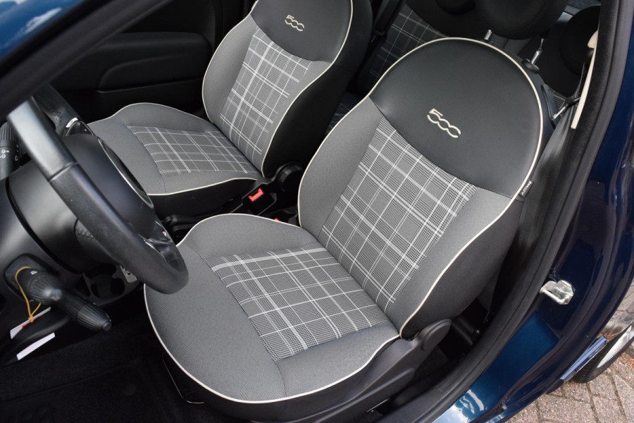 Fiat 500 80pk Lounge|Nav|Carplay|Clima|Cruise|PDC|Pano