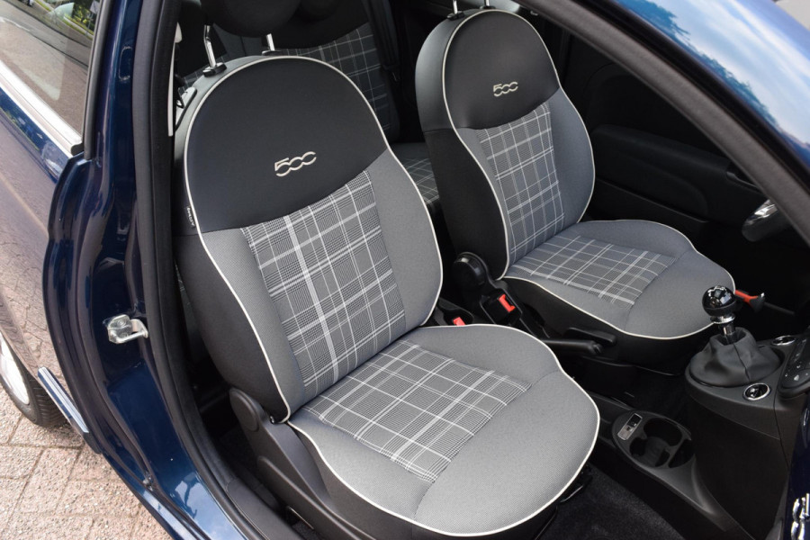 Fiat 500 80pk Lounge|Nav|Carplay|Clima|Cruise|PDC|Pano