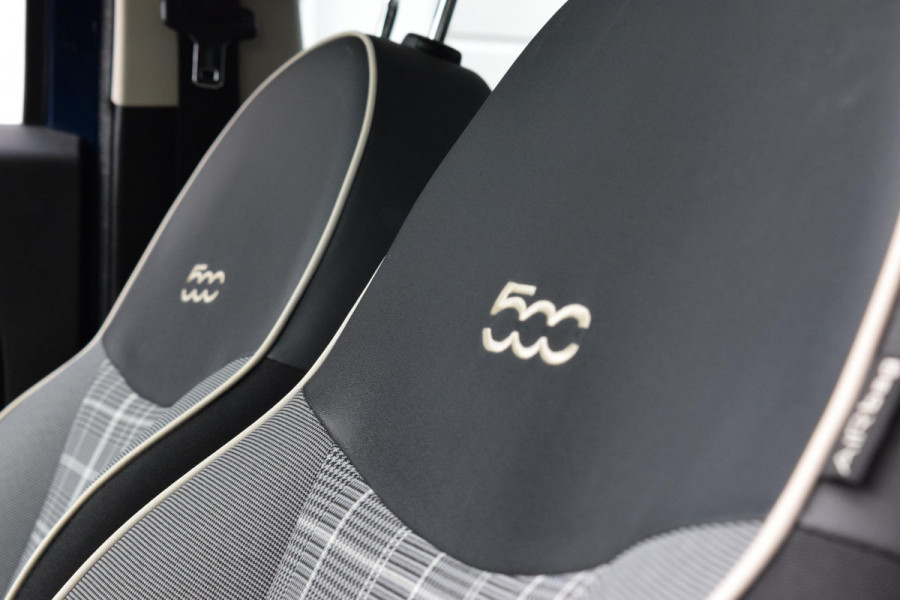 Fiat 500 80pk Lounge|Nav|Carplay|Clima|Cruise|PDC|Pano