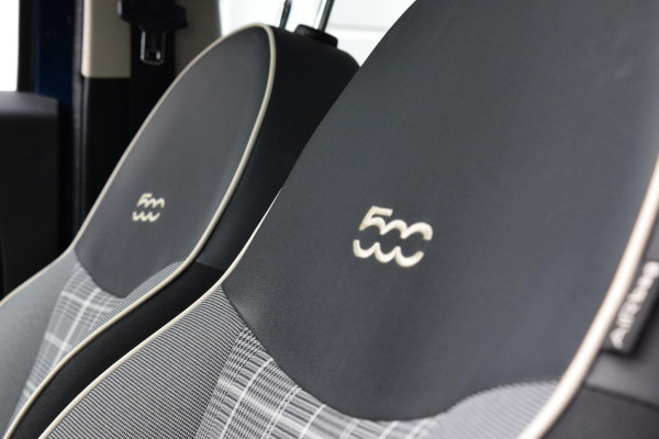 Fiat 500 80pk Lounge|Nav|Carplay|Clima|Cruise|PDC|Pano