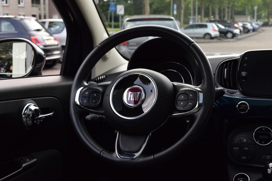 Fiat 500 80pk Lounge|Nav|Carplay|Clima|Cruise|PDC|Pano