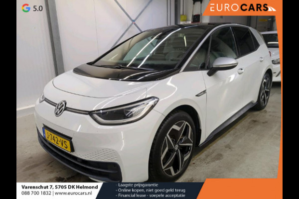 Volkswagen ID.3 First Plus 58 kWh Climate control Navigatie Cruise control Parkeersensoren voor + achter LED Voorstoelen verwarmd Apple Carplay/ Android Auto