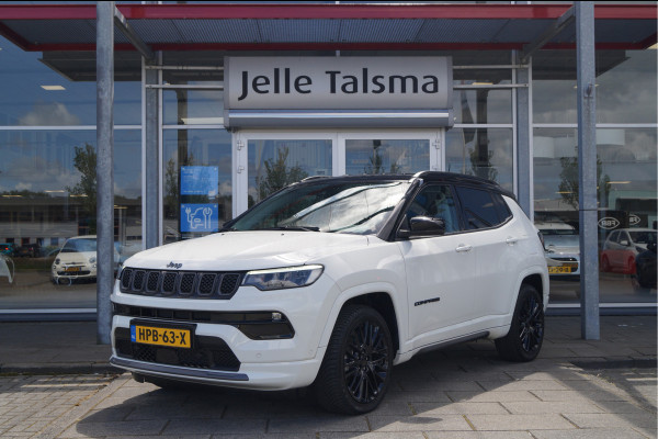 Jeep Compass 4xe 240 Plug-in Hybrid Electric S | Winterpack | Lederen bekleding | 19" lichtmetalen velgen | Apple/Android Carplay