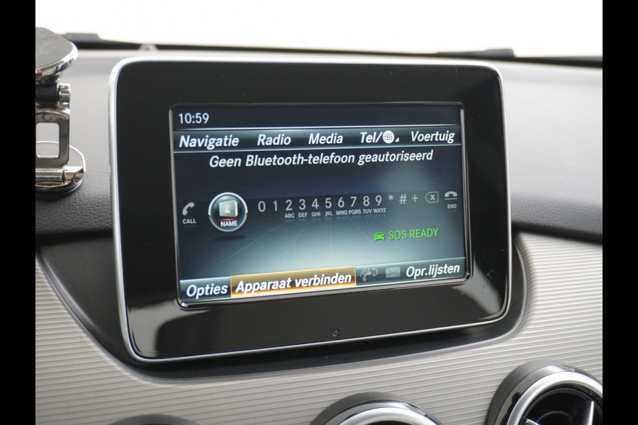 Mercedes-Benz B-Klasse 180CDI Leer Navi Camera Ecc Sport-Comfort-Stoelen+Verwarmd Cruise Control Ambition Collission prev asst Bluetooth Keyless Licht en Zicht pakket Alarmoproepsysteem knie-airbag BlueEFFICIENCY Euro 6