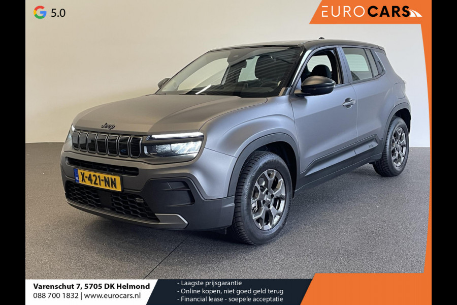 Jeep Avenger Longitude 54 kWh Business Epowertrain Navigatie Apple Carplay/ Android Auto Parkeersensor achter Cruise Control Stoelverwarming Full LED Virtual Cockpit Climate Control