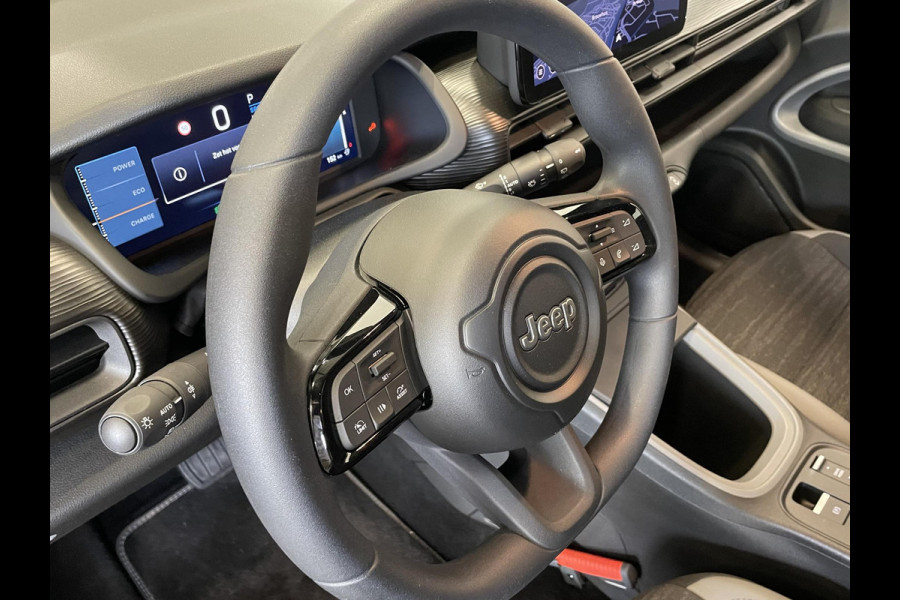 Jeep Avenger Longitude 54 kWh Business Epowertrain Navigatie Apple Carplay/ Android Auto Parkeersensor achter Cruise Control Stoelverwarming Full LED Virtual Cockpit Climate Control