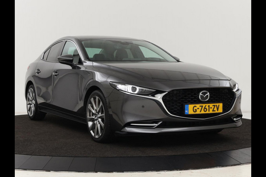 Mazda 3 2.0 e-SkyActiv-X Luxury | Leder | Stoel & stuurverwarming | BOSE Sound | Adaptive cruise | Camera | Carplay | Keyless | Head-Up | Memory