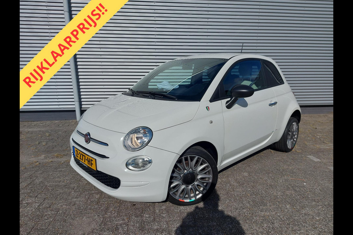 Fiat 500 1.0 Hybrid Bella Italia, airco,cruisecontrol,dab,