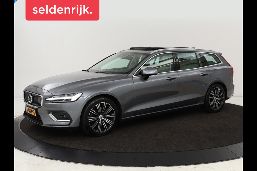 Volvo V60 2.0 B4 Inscription | Panoramadak | Trekhaak | Leder | Stoel & stuurverwarming | Head-Up | Adaptive cruise | Harman/Kardon | 360 camera | Carplay | Navigatie | Memory | Full LED | Keyless