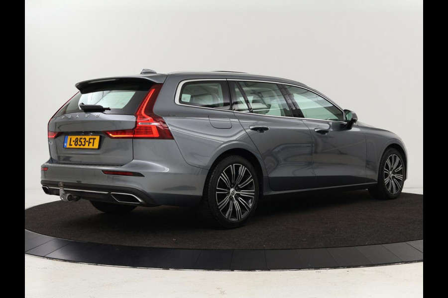 Volvo V60 2.0 B4 Inscription | Panoramadak | Trekhaak | Leder | Stoel & stuurverwarming | Head-Up | Adaptive cruise | Harman/Kardon | 360 camera | Carplay | Navigatie | Memory | Full LED | Keyless